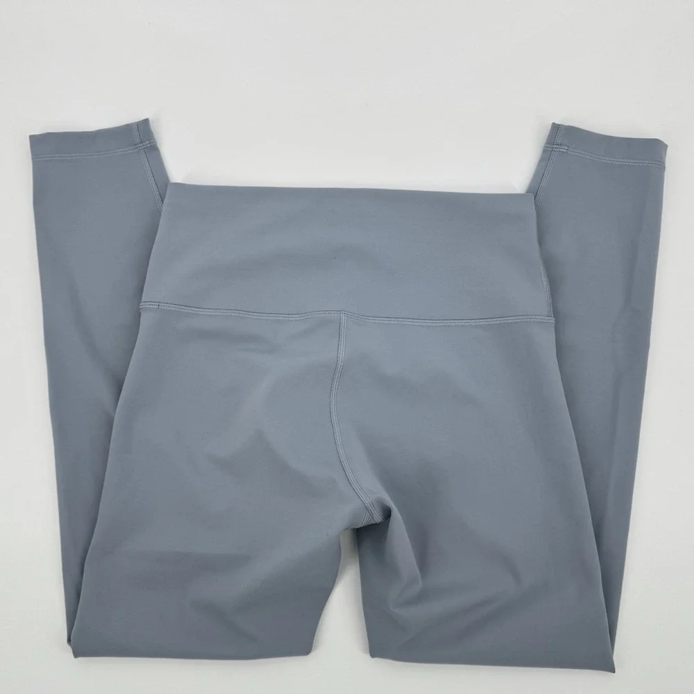 Lululemon Womens Wunder Train High Rise 25 Leggings Size 8 Chambray Blue Everlux